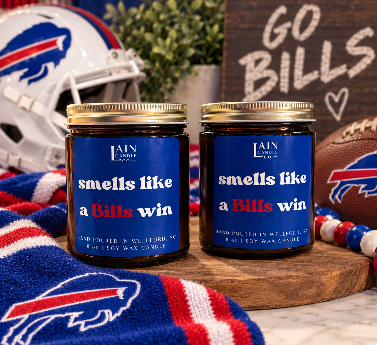 Smells Like a Bills Win Candle