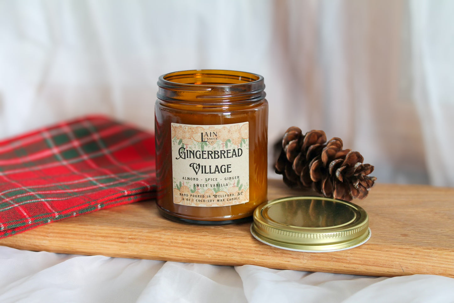 Gingerbread Village Candle