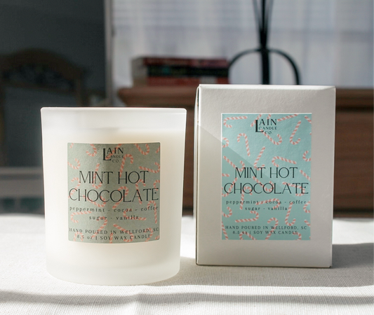Mint Hot Chocolate Candle