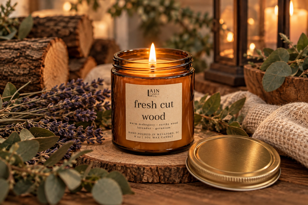 Fresh Cut Wood Candle