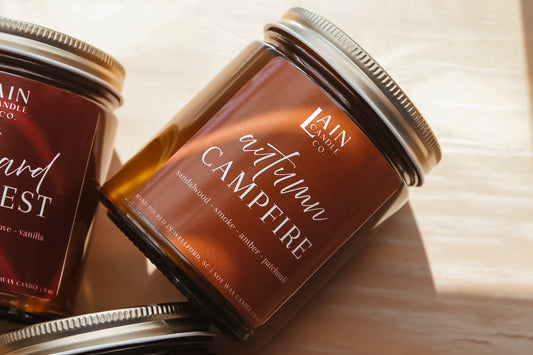 Autumn Campfire Candle
